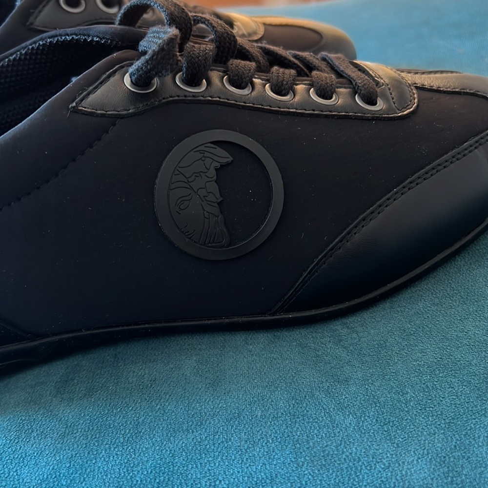 NEW Versace Collection Black Men’s Sneakers, EU 43, USA 10 - Picture 6 of 7